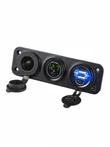 TDS TS-CAU48 Зеленый Разветвитель авто (Врезной)